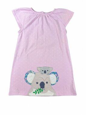 BABY BODEN Koala Fun Appliqué Shirt Dress - 3-4Y